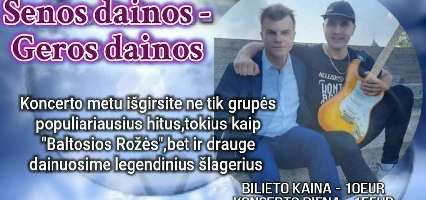 Grupės „Žvaigždžių spindesys“ programa „Senos dainos – geros dainos“ Juodbūdyje