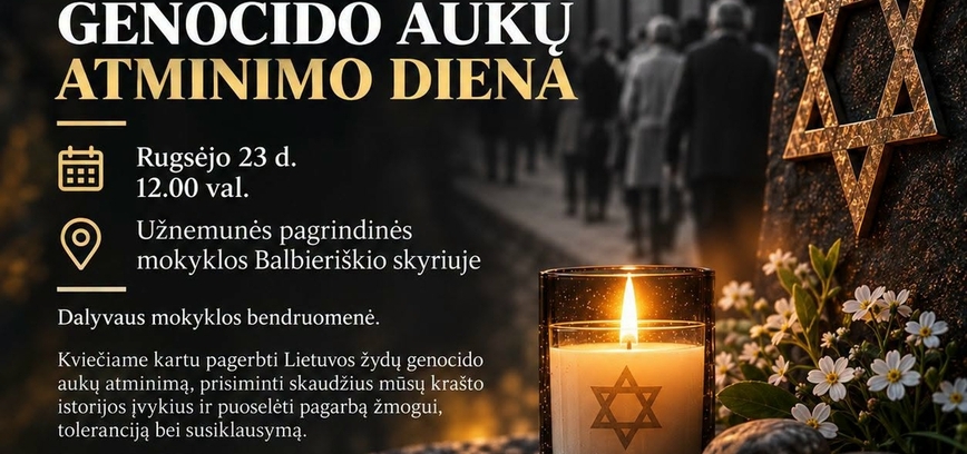 Renginys, skirtas Lietuvos žydų genoicido aukų atminimo dienai