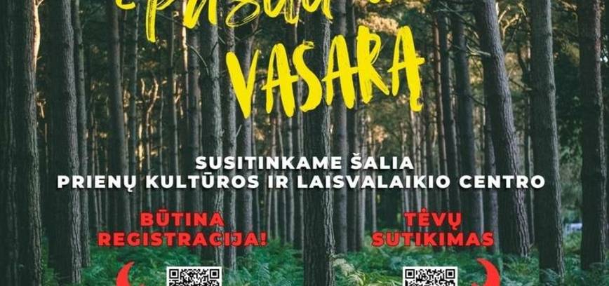 Naktinis jaunimo žygis Prienuose „Pasitikime vasarą“