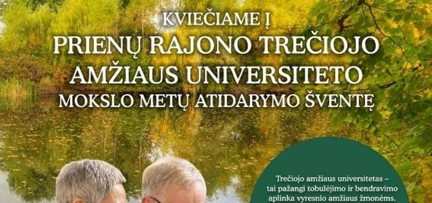 Prienų rajono Trečiojo amžiaus universiteto mokslo metų atidarymo šventė