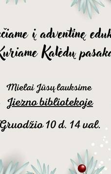 Advent education "Creating a Christmas fairy tale"