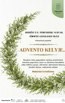 Advento etnografinė popietė „Ramybe alsuoja Advento dienos“