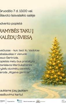 Advento popietė „Ramybės taku į Kalėdų šviesą“