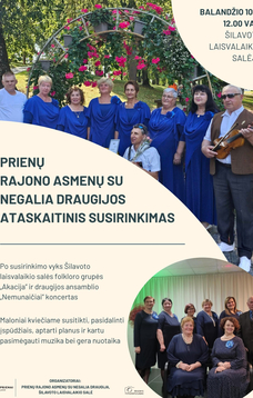 Prienų rajono asmenų su negalia draugijos ataskaitinis susirinkimas