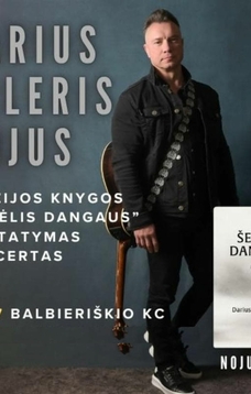 Presentation-concert of the poetry book "Shadow of the Sky" by Darius Millers, vocalist and guitarist of the band "Airija", performer Nojas