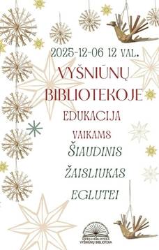 Edukacija vaikams „Šiaudinis žaisliukas eglutei“