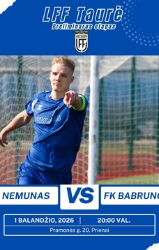 LFF taurės futbolo varžybos: FK „Nemunas“ – Plungės „Babrungas“