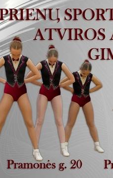 Prienų sporto centro atviros aerobinės gimnastikos varžybos