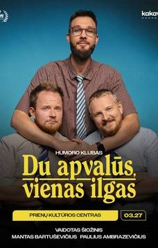 „Humoro klubas“ grįžta su nauju turu, pavadintu „Du apvalūs, vienas ilgas“