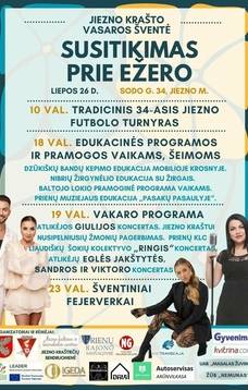 Jiezna region summer festival "Meeting by the lake"