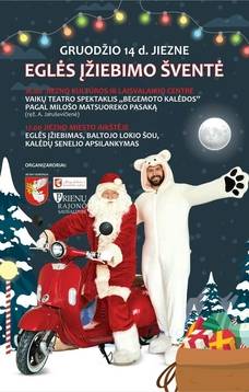 Kalėdų eglės įžiebimo šventė Jiezne