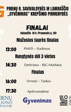 Финал баскетбольного чемпионата муниципалитета Приенайского района и газеты «Гивенимас».