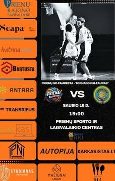 Баскетбольный матч: «Приену СК – Пауреста» – «Торнадо КМ-Таурас»