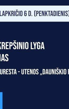 RKL B diviziono krepšinio rungtynės: „Prienų SC-Pauresta“ – Utenos „Dauniškio prekyba-Juventus“