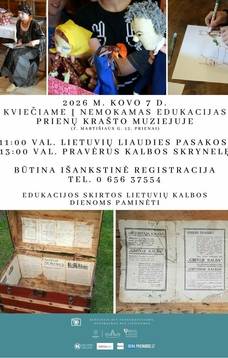 Edukacijos, skirtas Lietuvių kalbos dienoms paminėti