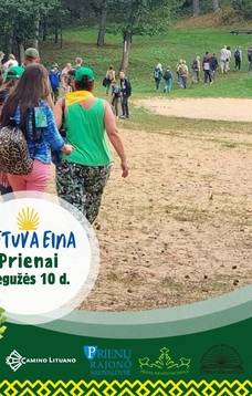 Traditional "Camino Lituano" season opening hike "Lithuania is on its way"