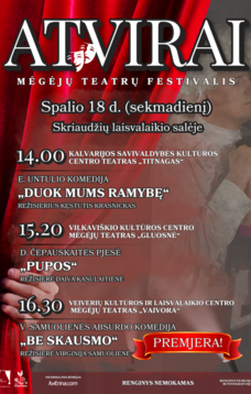 Mėgėjų teatrų festivalis „Atvirai“