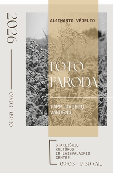 Algimanto Vėjelio fotografijų parodos „Tarp dviejų vandenų“ atidarymas
