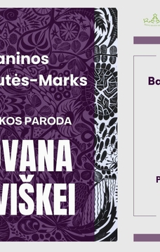 Janinos Monkutės-Marks grafikos parodos „Dovana tėviškei“ pristatymas