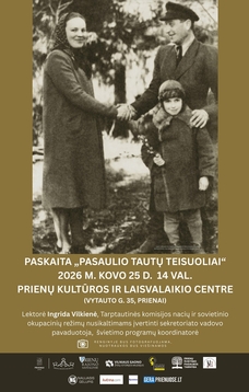 Paskaita „Pasaulio tautų teisuoliai“