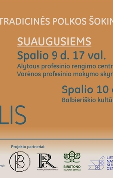 Tradicinės polkos šokimo praktinis seminaras suaugusiems