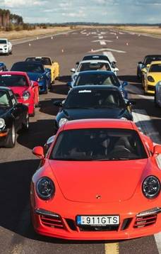 Porsche Club Lithuania sports cars season opening