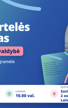 Šeimos kortelės pristatymas