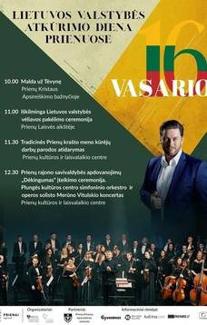 Lietuvos valstybės atkūrimo dienos minėjimas Prienuose