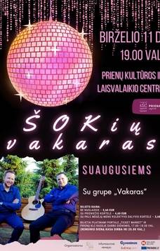 Dance evening for adults with the group "Vakaras"