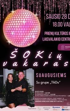 Šokių vakaras suaugusiems su grupe „TikDu“