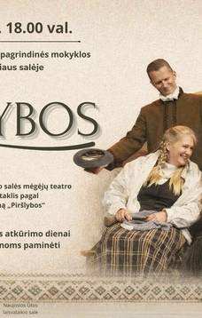 The performance "Matchmaking" by the amateur theater "Vėtrungė" of the Naujoji Ūta leisure hall