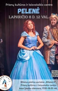  Raganiukės teatro muzikinis spektaklis vaikams „Pelenė“