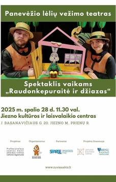 Panevėžys Puppet Carriage Theatre performance "Little Red Riding Hood and Jazz"