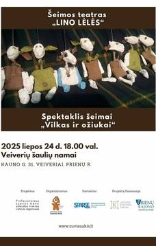 Family Theater "Lino lėlės" performance "The Wolf and the Goats"