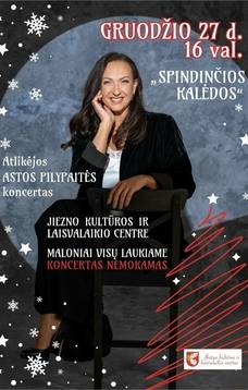 Atlikėjos Astos Pilypaitės koncertas „Spindinčios Kalėdos“