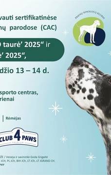 Certified all-breed dog shows "Prienai Mayor's Cup 2025" and "Prienai Snowman 2025"