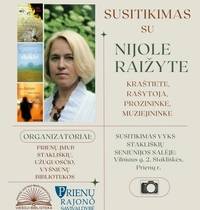 Meeting with native, writer, prose writer, museum curator Nijole Raižyte