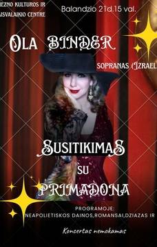 Koncertas „Susitikimas su primadona“