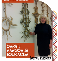 Exhibition of the works of folk artist Danutė Saukaitienė and education in the creation of straw sculptures "The Transformation of Herbs"