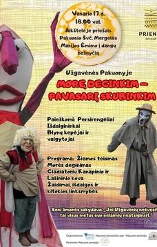 Pakuonio Užgavėnių šventė „Morę deginkim – pavasarį skubinkim“