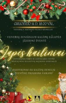 Veiveriai eldership Christmas tree lighting ceremony