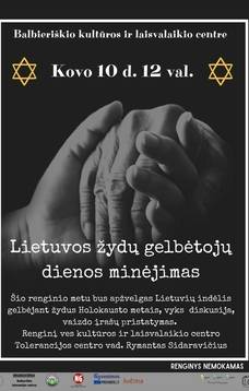 Lietuvos žydų gelbėtojų dienos minėjimas