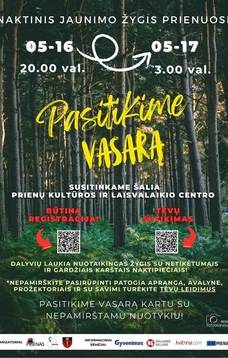 Night youth march in Prienai "Let's Trust in Summer"