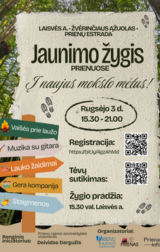 Jaunimo žygis „Į naujus mokslo metus“
