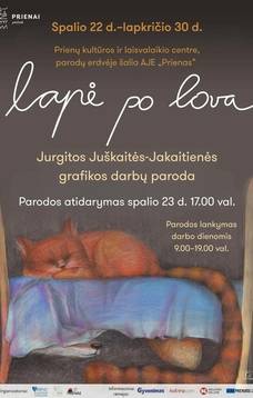Opening of the exhibition of graphic works by Jurgita Juškaitė-Jakaitienė "Fox under the Bed"