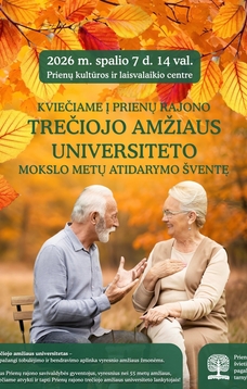 Prienų rajono trečiojo amžiaus universiteto mokslo metų atidarymo šventė