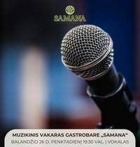 Musical evening in gastrobar "Samana"