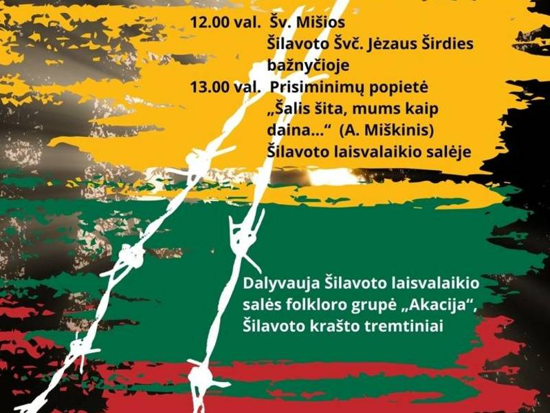 Gedulo ir vilties dienos minėjimas