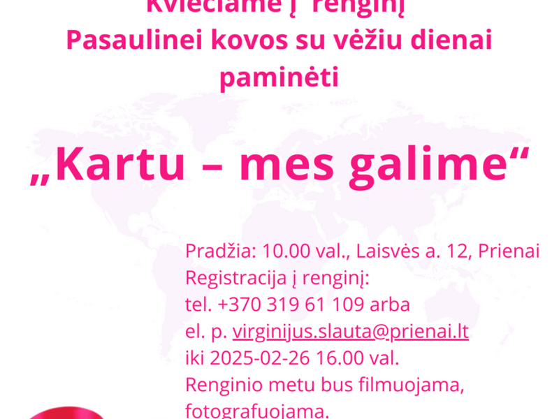 Event "Together - We Can" dedicated to World Cancer Day