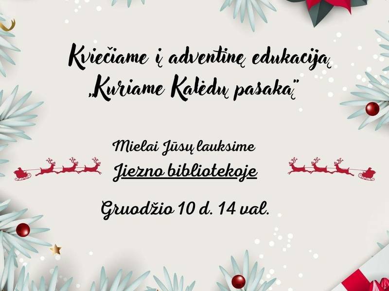 Advent education "Creating a Christmas fairy tale"